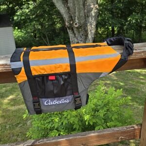 Cabela's Dog Life Vest Floatation Device L/XL Boating Swimming‎ Pet Safety NWOT
